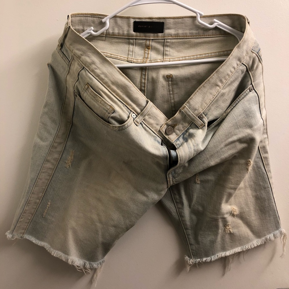 Daniel Patrick Denim Shorts Distressed
